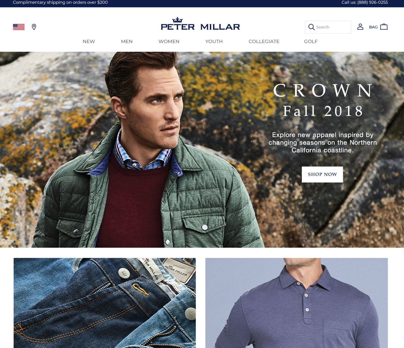 Peter Millar Homepage